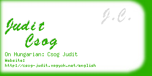judit csog business card